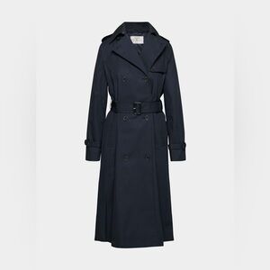 Babaton Finch Midnight Blue Trench Coat NWT